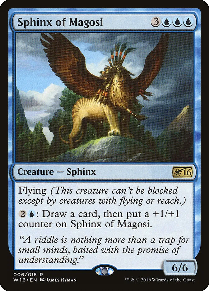 2016 Welcome Deck 2016 Sphinx of Magosi rare #6 unlisted card image
