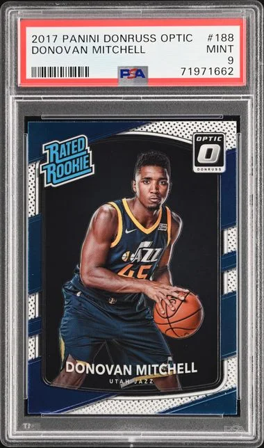 2017-18 Donruss Optic Donovan Mitchell #188 card image