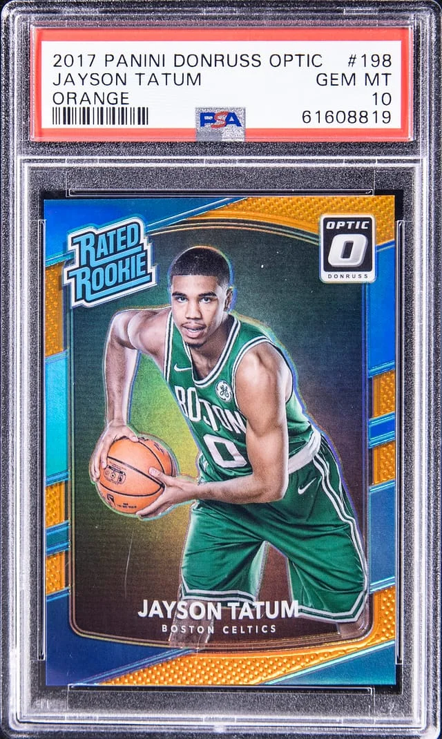 2017-18 Donruss Optic Jayson Tatum Holo #198 card image