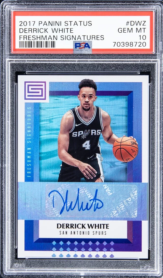2017-18 Panini Derrick Status Freshman Signatures #DWZ card image