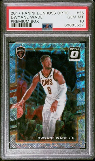 2017-18 Panini Donruss Optic Dwyane Wade Premium Box #25 card image