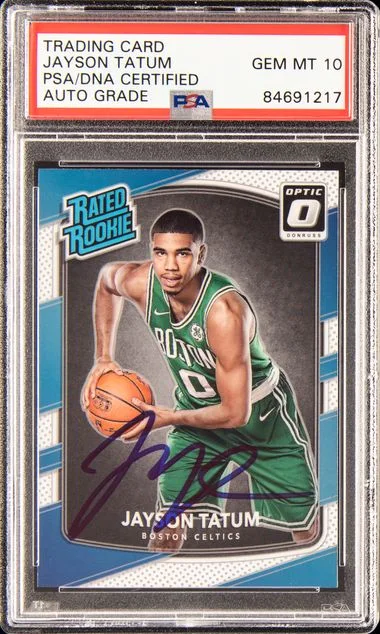2017-18 Panini Donruss Optic Jayson Tatum #no-number card image
