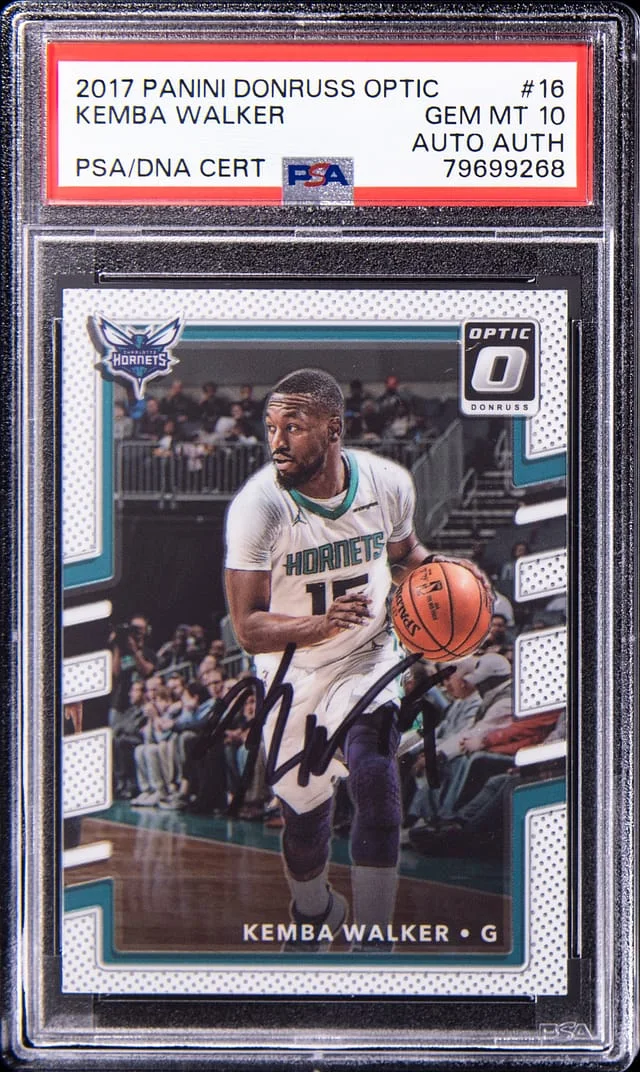 2017-18 Panini Donruss Optic Kemba Walker #16 card image