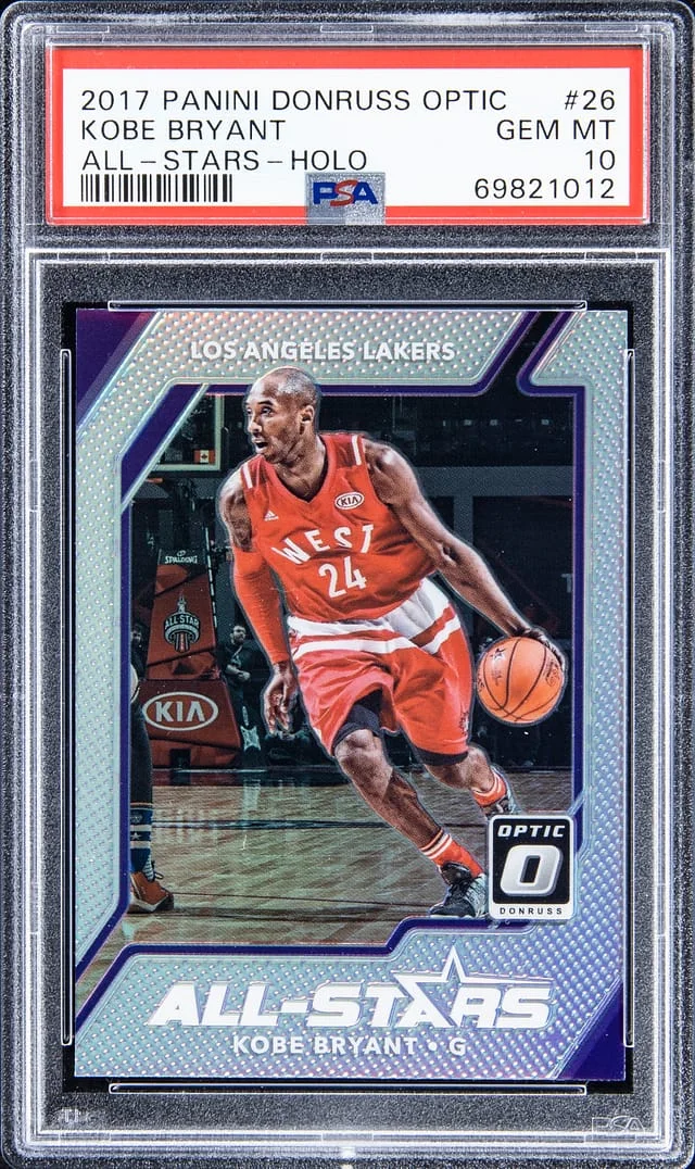 2017-18 Panini Donruss Optic Kobe Bryant All-Stars Holo #26 card image