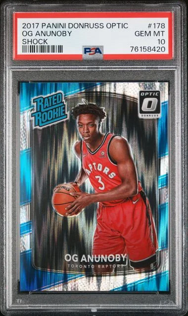 2017-18 Panini Donruss Optic OG Anunoby Shock #178 card image