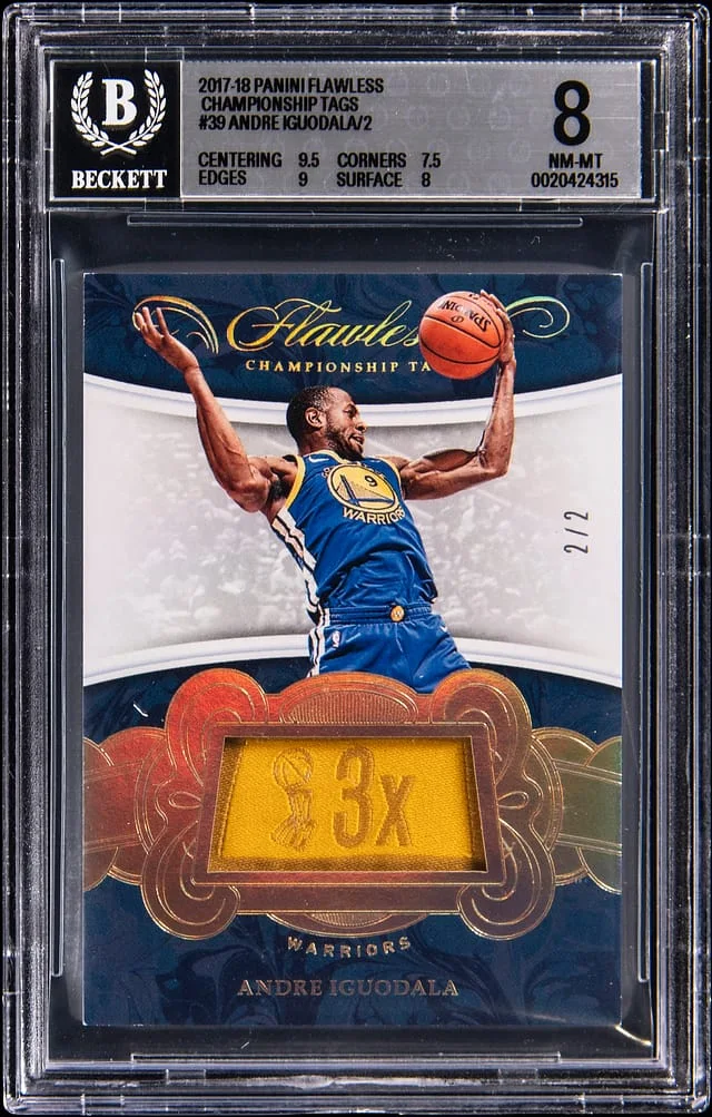 2017-18 Panini Flawless Andre Iguodala Championship Tags #CM-AG card image