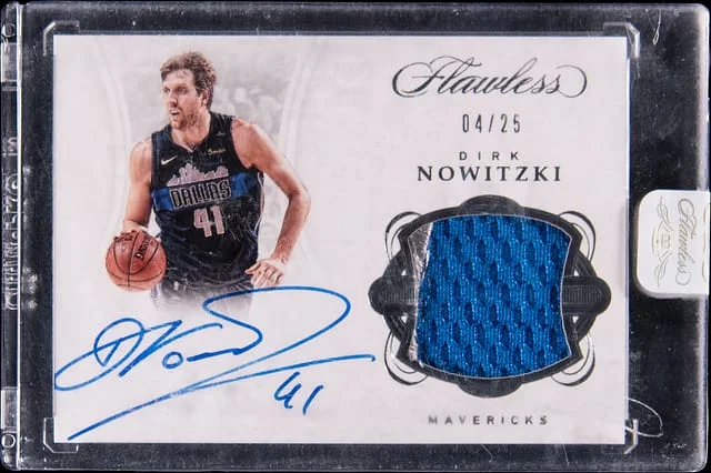 2017-18 Panini Flawless Dirk Nowitzki #FP-DN card image
