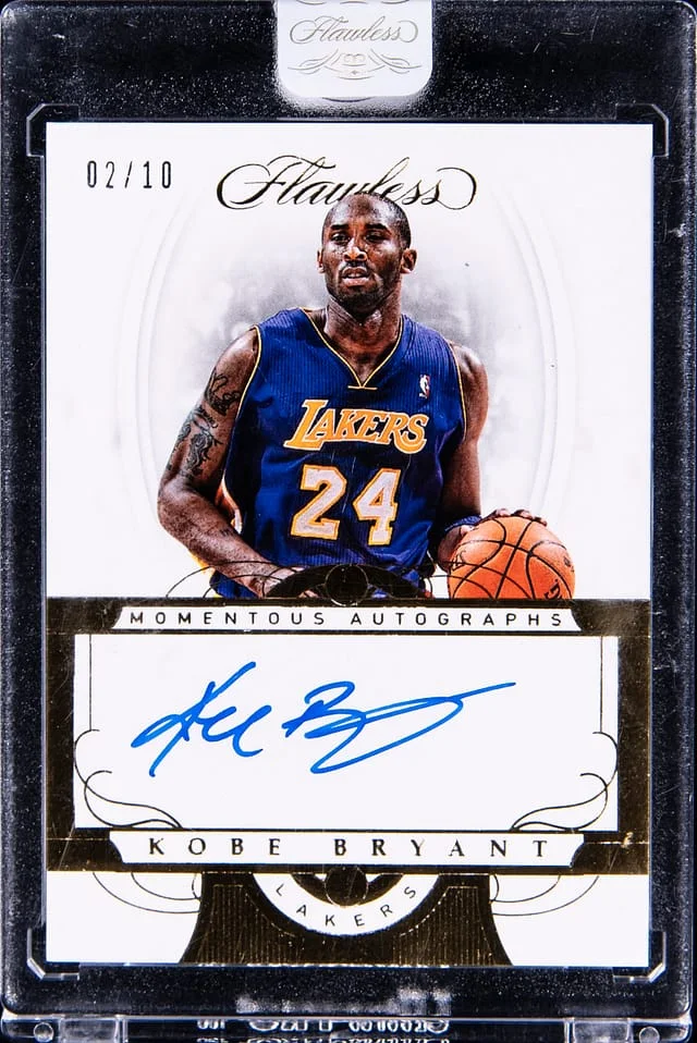 2017-18 Panini Flawless Kobe Bryant Momentous Autographs Gold #MA-KB card image