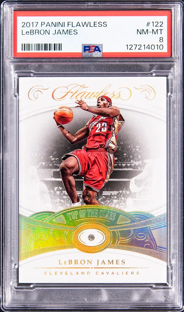 2017-18 Panini Flawless LeBron James #122 card image