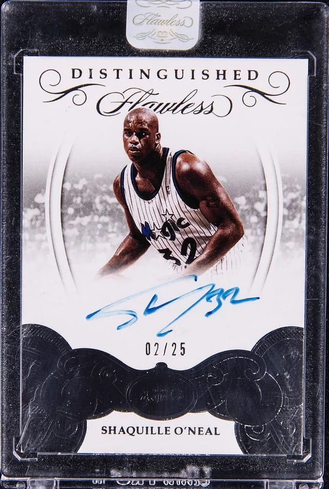 2017-18 Panini Flawless Shaquille O'Neal Distinguished Autograph #DA-SON card image