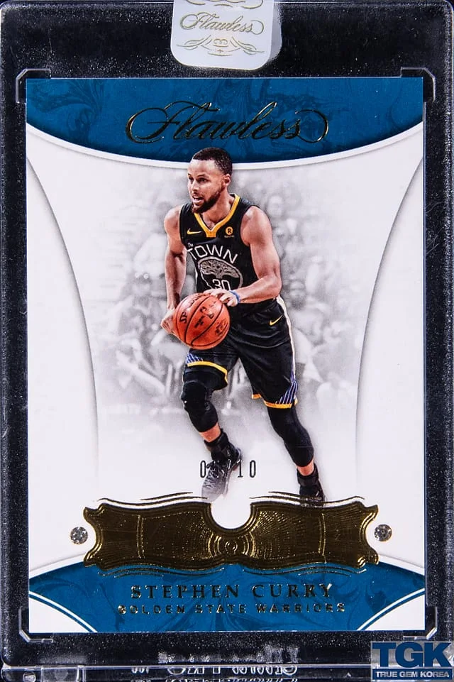 2017-18 Panini Flawless Stephen Curry Diamond Gold #18 card image