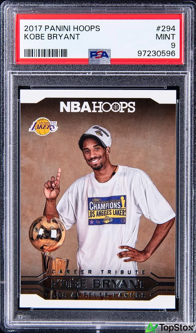 2017-18 Panini Hoops Kobe Bryant Career Tribute #294 card image