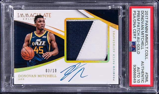 2017-18 Panini Immaculate Collection Donovan Mitchell #PP-DML card image