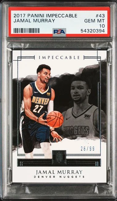 2017-18 Panini Impeccable Jamal Murray #43 card image