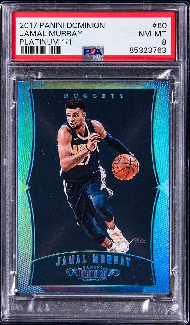 2017-18 Panini Jamal Murray Dominion Platinum 1/1 #60 card image