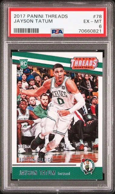 2017-18 Panini Jayson Tatum Threads #78 card image