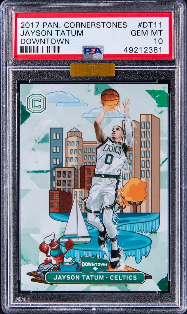 2017-18 Panini Jayson Tatum Cornerstones Downtown #DT-11 card image