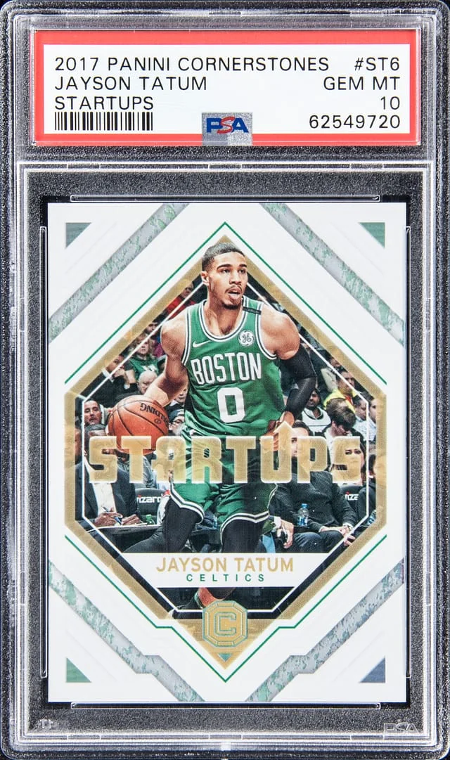 2017-18 Panini Jayson Tatum Cornerstones Startups #ST6 card image