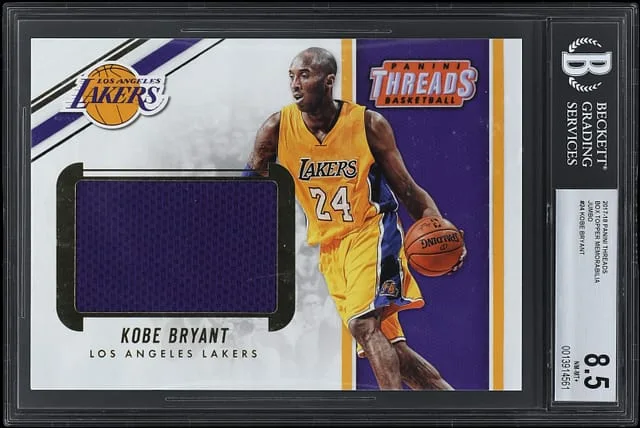 2017-18 Panini Kobe Bryant Threads Jumbo Box Topper Memorabilia #24 card image