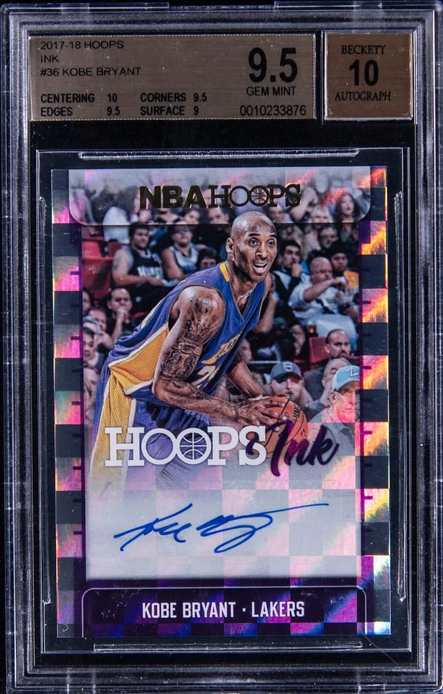 2017-18 Panini Kobe Bryant NBA Hoops Ink #36 card image
