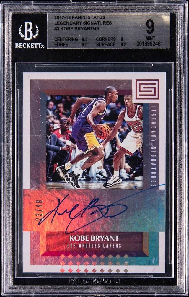 2017-18 Panini Kobe Bryant Status Legendary Signatures #LS-KBR card image