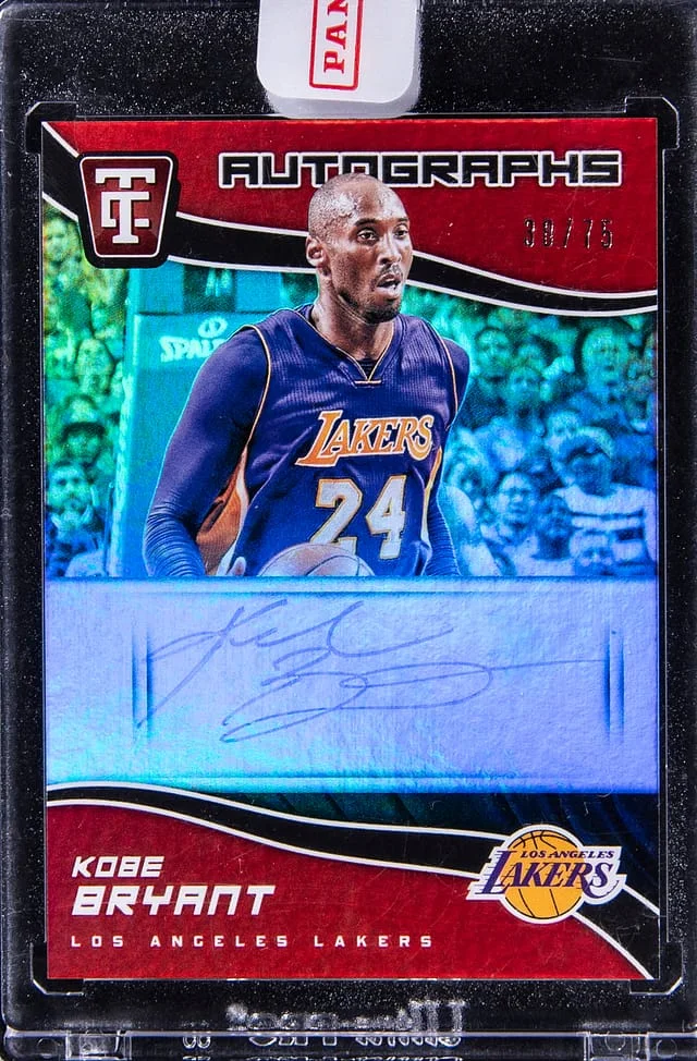 2017-18 Panini Kobe Bryant Totally Certified Autographs Red #TCA-KB card image