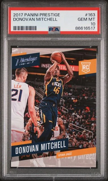 2017-18 Panini Prestige Donovan Mitchell #163 card image