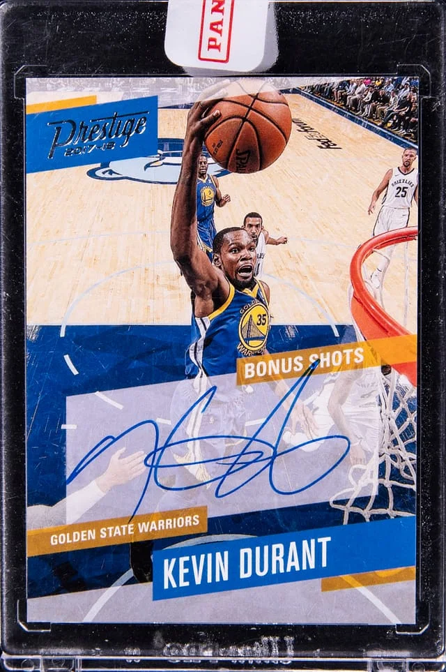 2017-18 Panini Prestige Kevin Durant Bonus Shots Signature #71 card image