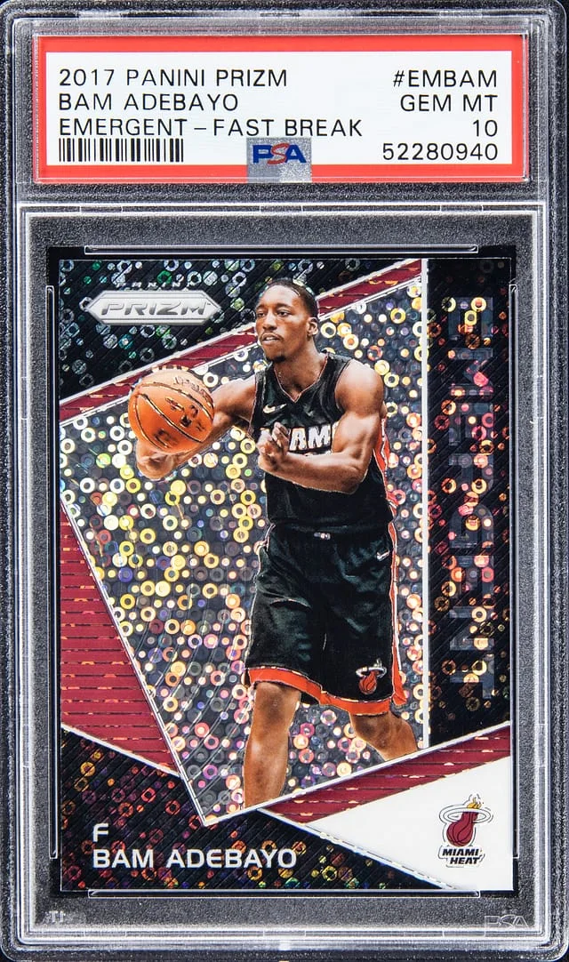 2017-18 Panini Prizm Bam Adebayo Emergent - Fast Break #EMBAM card image