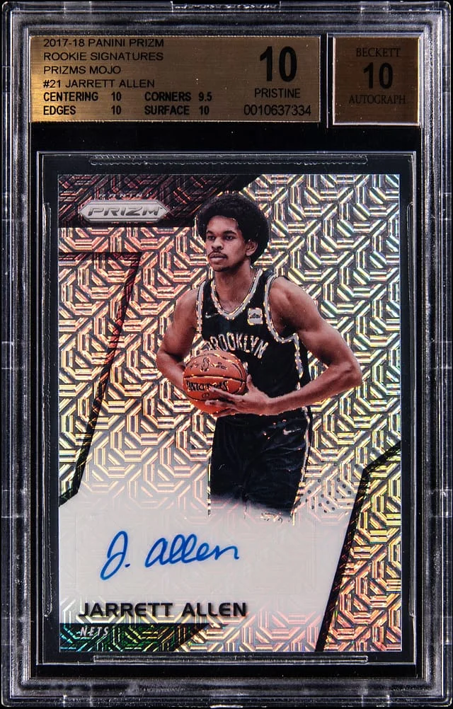 2017-18 Panini Prizm Jarrett Allen Signatures Mojo Prizm #RS-JA card image