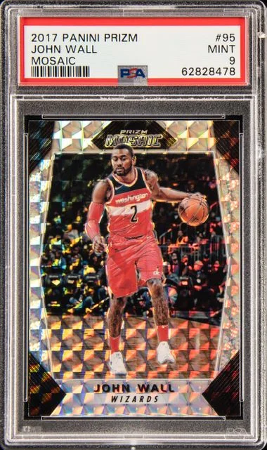 2017-18 Panini Prizm John Wall Mosaic #95 card image