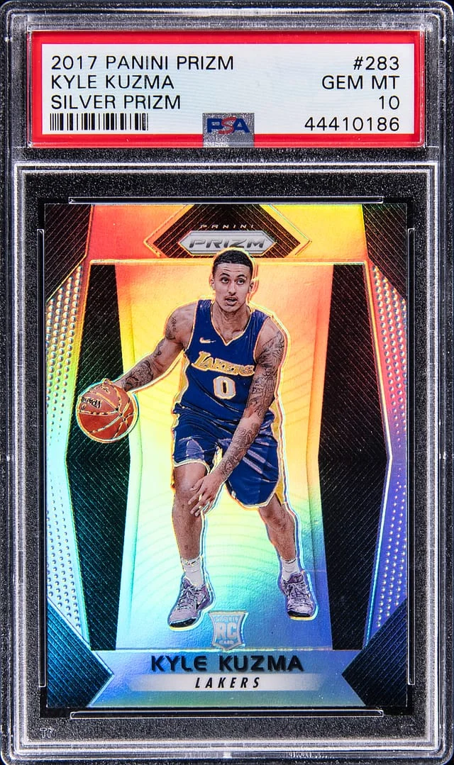 2017-18 Panini Prizm Kyle Kuzma Silver Prizm #283 card image