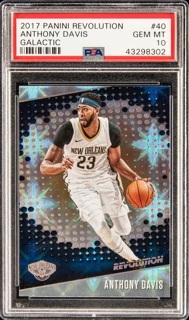 2017-18 Panini Revolution Anthony Davis Galactic #40 card image