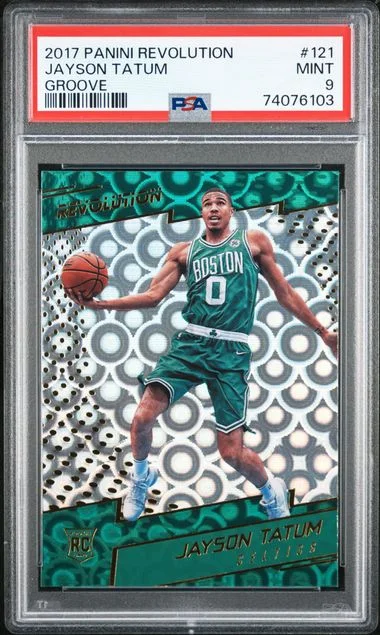 2017-18 Panini Revolution Jayson Tatum Groove #121 card image