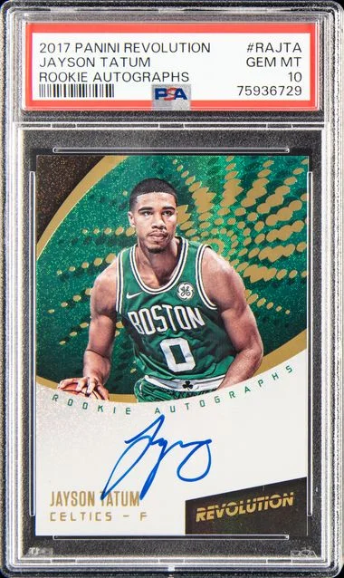 2017-18 Panini Revolution Jayson Tatum Autograph #RAJ-TA card image