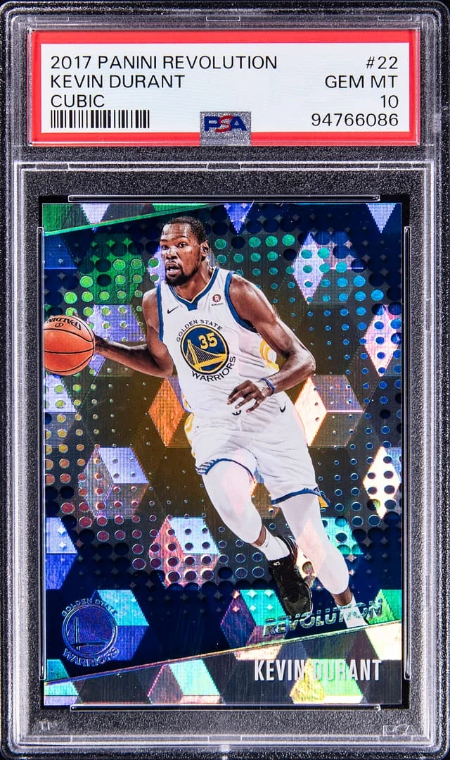 2017-18 Panini Revolution Kevin Durant Cubic #22 card image