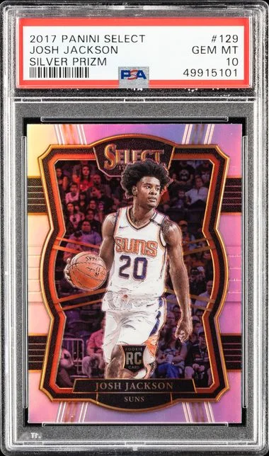 2017-18 Panini Select Josh Jackson Silver Prizm #129 card image