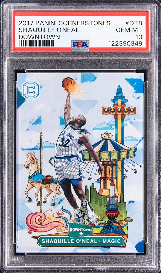 2017-18 Panini Shaquille O'Neal Cornerstones Downtown #DT8 card image