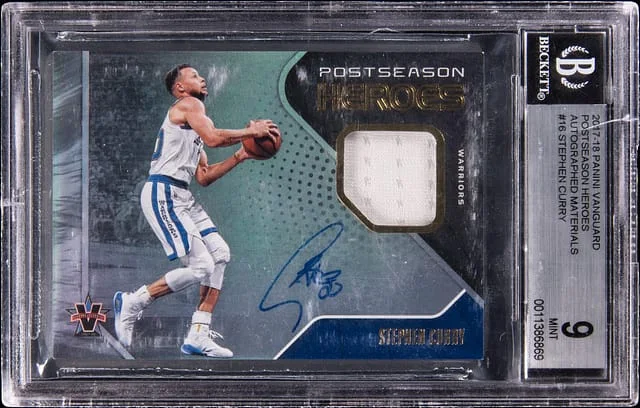2017-18 Panini Stephen Curry Vanguard Postseason Heroes #16 card image