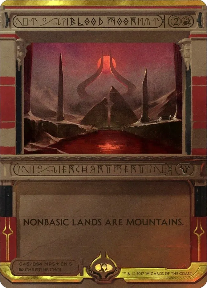 2017 Amonkhet Invocations Blood Moon special #46 unlisted card image