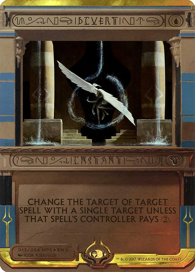 2017 Amonkhet Invocations Divert special #13 unlisted card image