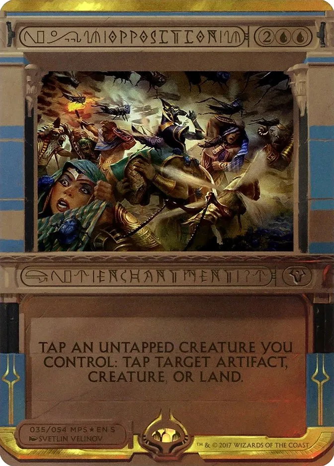 2017 Amonkhet Invocations Opposition special #35 unlisted card image