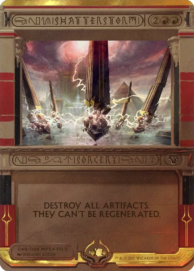 2017 Amonkhet Invocations Shatterstorm special #48 unlisted card image