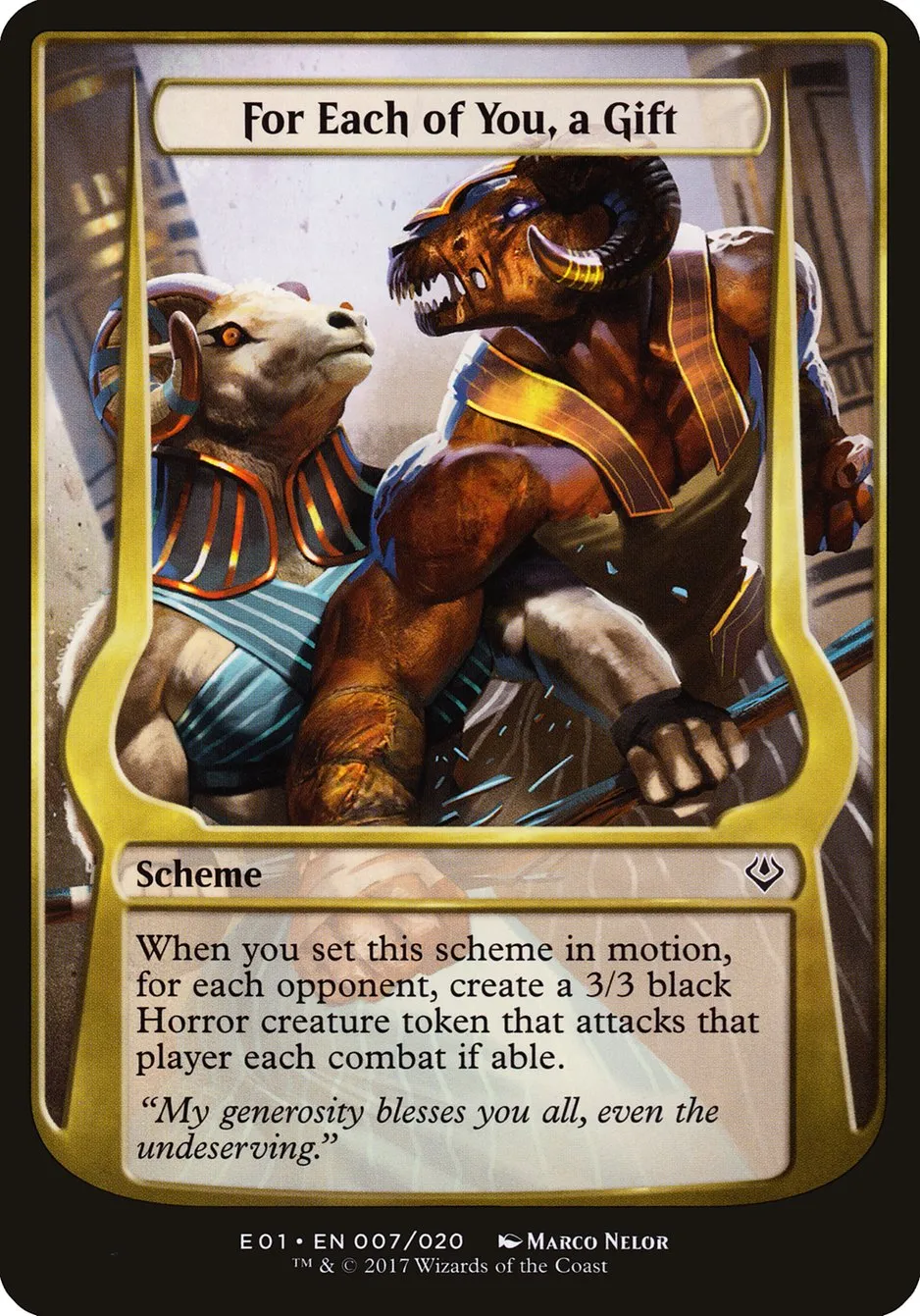 2017 Archenemy: Nicol Bolas Schemes For Each of You, a Gift common #7★ unlisted card image