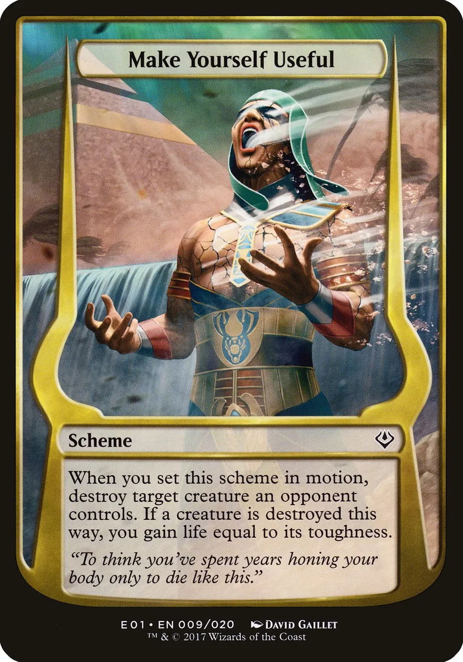 2017 Archenemy: Nicol Bolas Schemes Make Yourself Useful common #9★ unlisted card image