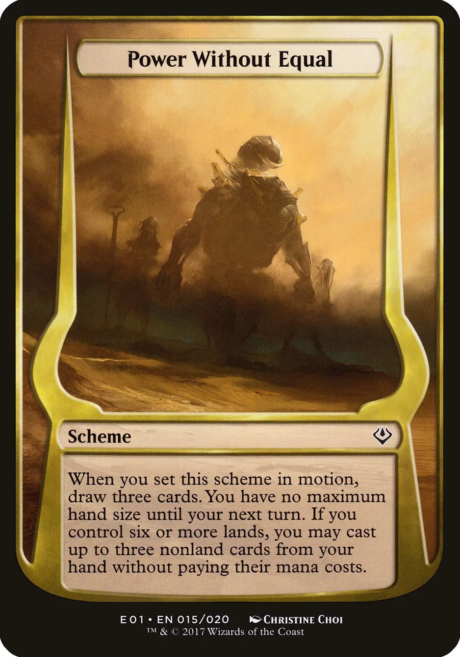 2017 Archenemy: Nicol Bolas Schemes Power Without Equal common #15★ unlisted card image
