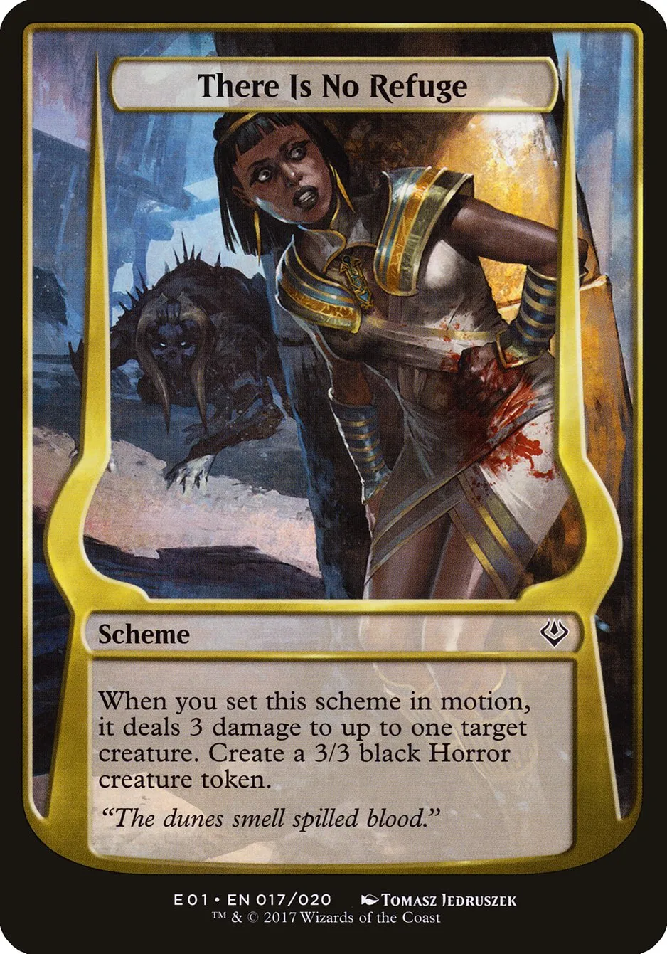 2017 Archenemy: Nicol Bolas Schemes There Is No Refuge common #17★ unlisted card image