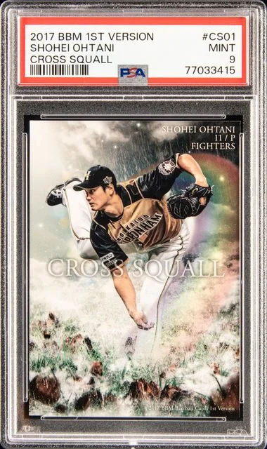 2017 BBM 1st Version Cross Squall Shohei Ohtani #CS01 card image