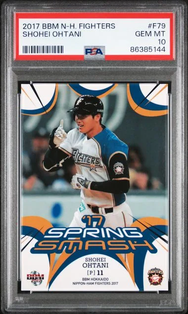 2017 BBM Hokkaido Nippon Ham Fighters Shohei Ohtani #F79 card image