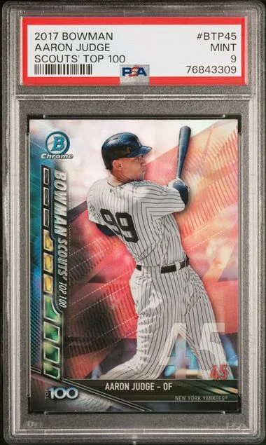 2017 Bowman Aaron Judge Scouts' Top 100 #BTP45 card image